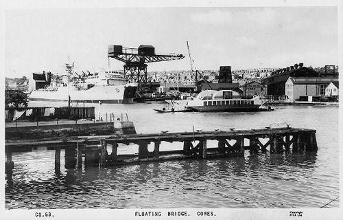 industrial cowes and the floating bridge